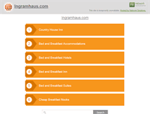 Tablet Screenshot of ingramhaus.com